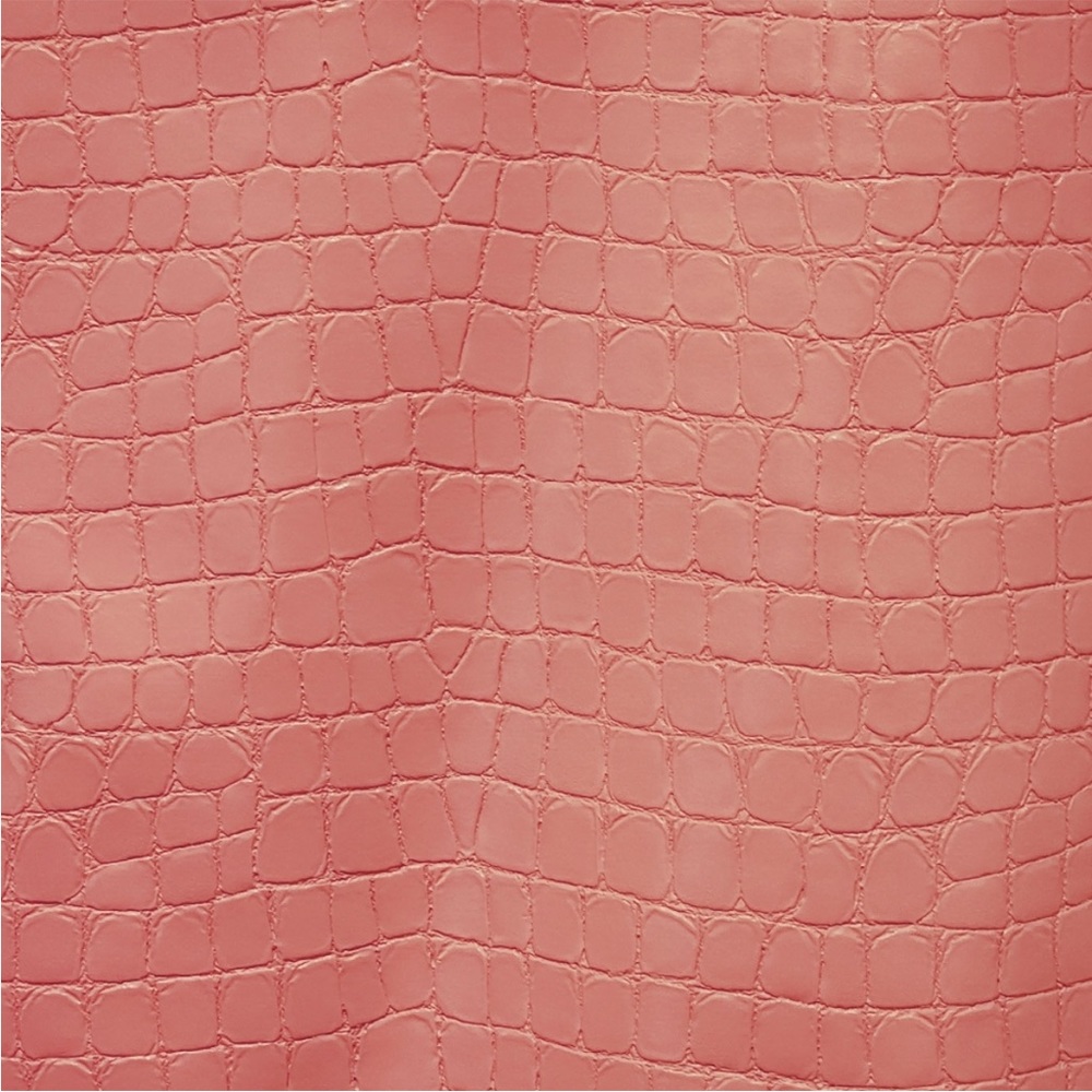 ALICE + OLIVIA Pink Amal Vegan Croc-Embossed Corp Top sz8 NWT - Picture 3 of 7